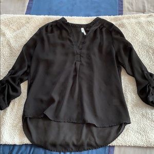 Black dress shirt